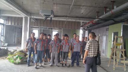 愛回收-朝來科技園（現(xiàn)場開工照)